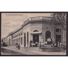 CORRIENTES ANTIGUA TARJETA POSTAL EL MERCADO RARA